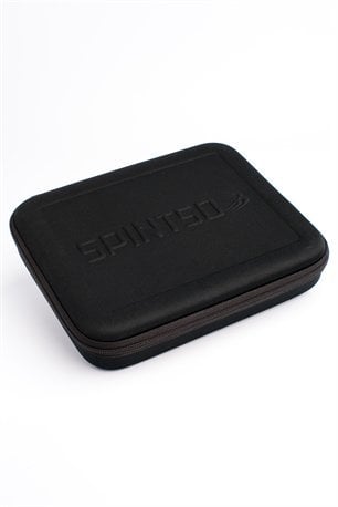 Spintso RefCom Protective Case with inserts for communication system, headsets, armbands, tape, and charging cable
