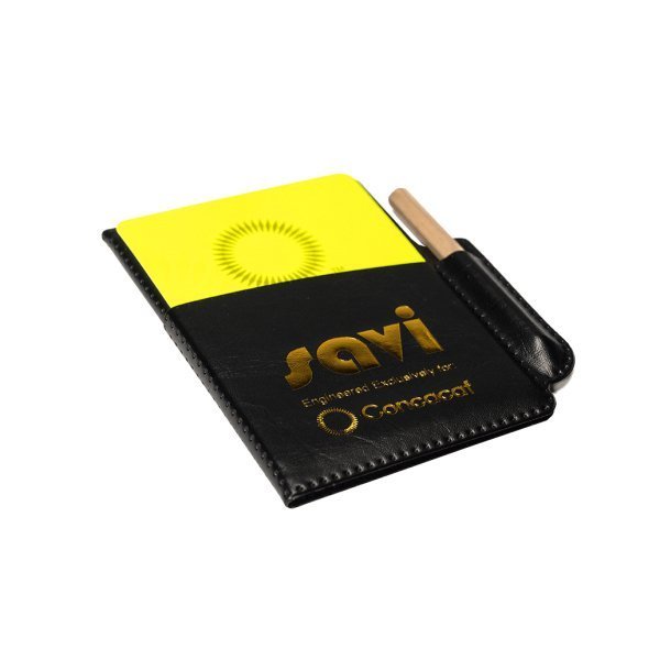 Official CONCACAF Referee Wallet from savi with yellow card